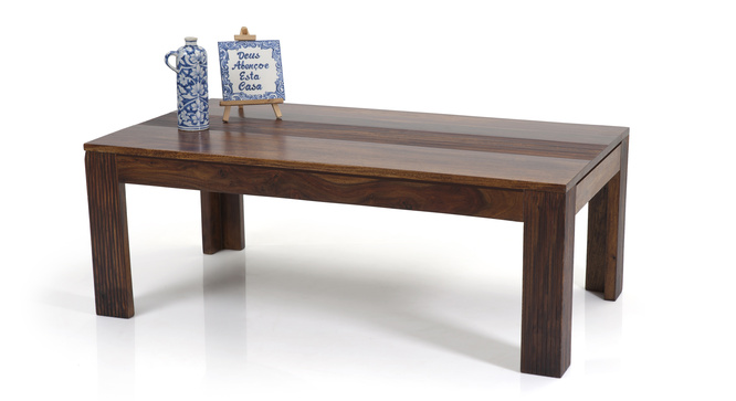 Stripto Coffee Table Without Shelves(Teak)